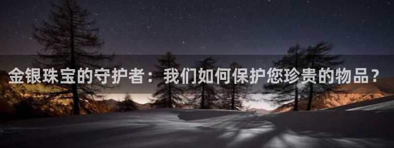 天宏娱乐男孩团：金银珠宝的守护者：我们如何保护您珍贵的物品？